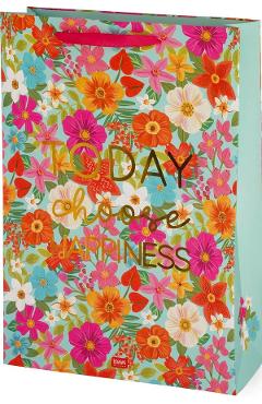 Punga pentru cadouri: Flowers. Mare