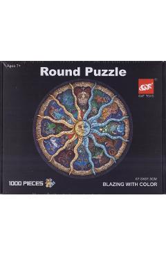 Puzzle rotund 1000 piese. Zodiac