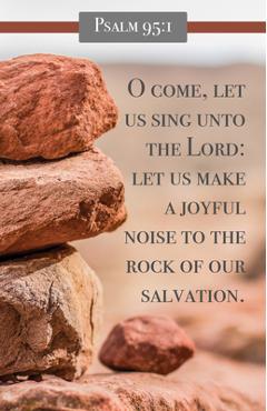 General Worship Bulletin: O Come (Package of 100): Psalm 95:1 (Kjv) - Broadman Church Supplies Staff