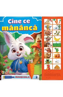 Carte cu sunete. Cine ce mananca