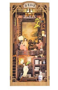 Puzzle 3D: Ink Rhyme Bookstore Book Nook