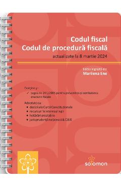 Codul fiscal si Codul de procedura fiscala Act. 8 martie 2024