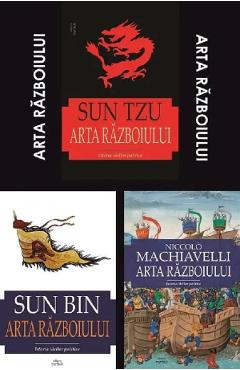 Pachet 3 volume: Arta razboiului. Sun Tzu + Sun Bin + Niccolo Machiavelli