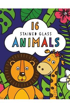 Stained Glass Coloring Animals - Holly Mcrowan