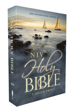 Niv, Holy Bible, Larger Print, Economy Edition, Paperback, Blue, Comfort Print - Zondervan