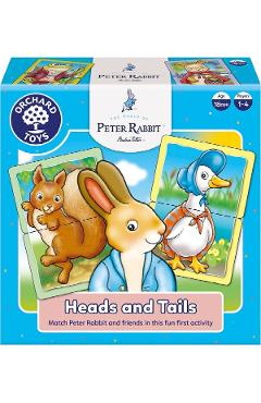 Joc educativ: Heads and Tails 2 in 1. Peter Rabbit