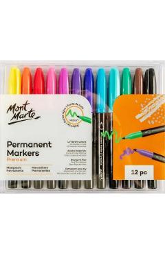 Set 12 markere permanente premium