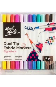 Markere pentru textil 12 buc