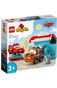 Lego Duplo. Distractie la spalatorie cu Fulger McQueen si Bucsa
