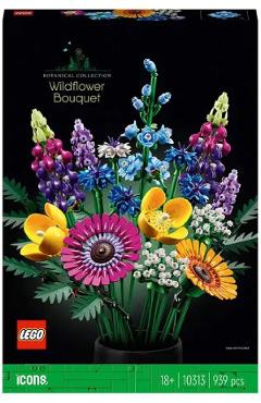 Lego Icons. Buchet de flori de camp