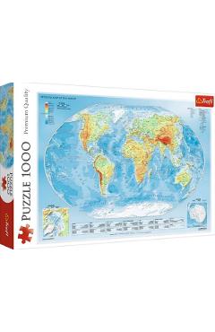 Puzzle 1000. Harta Fizica a Lumii