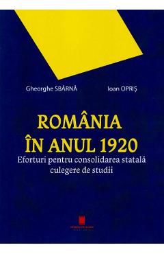 Romania In Anul 1920. Eforturi Pentru Consolidarea Statala - Gheorghe Sbarna, Ioan Opris