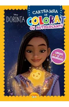 Disney: Dorinta. Cartea mea de colorat cu autocolante