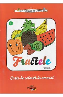 Fructele - Carte de colorat in versuri - Mihai Neacsu