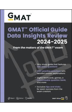 GMAT Official Guide Data Insights Review 2024-2025: Book + Online Question Bank - Gmac (graduate Management Admission Coun