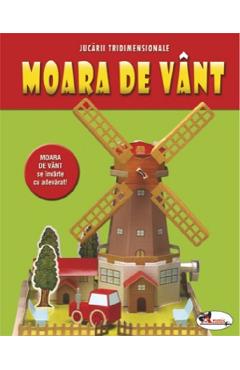 Moara de vant. jucarii tridimensionale