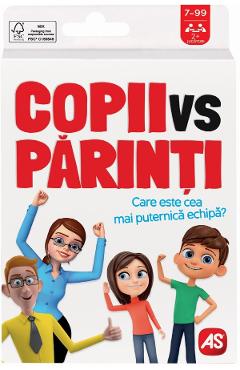 Joc de carti. Copii VS Parinti