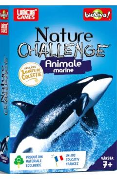 Joc educativ: Nature Challenge. Animale marine