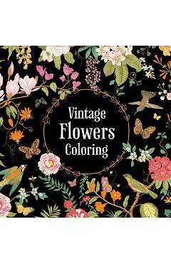 Vintage Flowers Coloring (Keepsake Coloring Books) - New Seasons