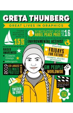 Great Lives in Graphics: Greta Thunberg - Button Books
