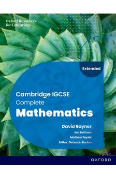 Cambridge IGCSE Complete Mathematics Extended Student Book 6 - Bettison