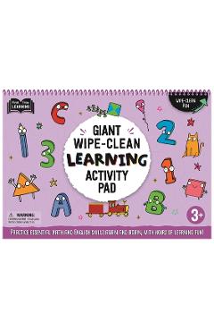Giant Wipe-Clean Learning Activity Pack: Practice Essential Math and English Skills, with Hours of Learning Fun! 3+ - Igloobooks