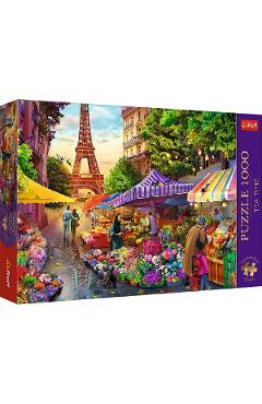 Puzzle 1000. Tea Time. Piata de flori