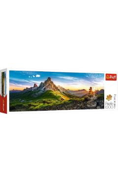 Puzzle 1000 Panorama. Muntii Dlomiti