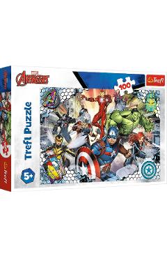 Puzzle 100 Avengers. Razbunatorii faimosi