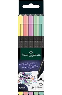 Set 5 linere grip. Pastel