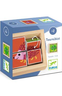 Puzzle forme rotative. Tournibist