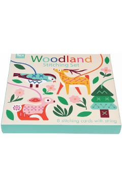 Joc de cusut cu siret: Figurine din padure