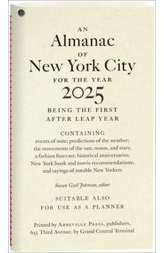 An Almanac of New York City for the Year 2025 - Susan Gail Johnson