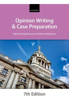 Opinion Writing and Case Preparation - The City Law School