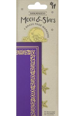 Set 4 semne de carte: Luna si stele