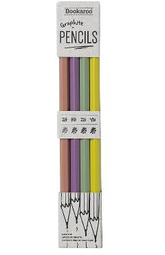Set 4 creioane Bookaroo Graphite. Pastels