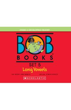 Bob Books - Long Vowels Hardcover Bind-Up Phonics, Ages 4 and Up, Kindergarten, First Grade (Stage 3: Developing Reader) - Bobby Lynn Maslen