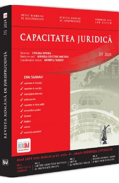 Revista romana de jurisprudenta nr.1 din 2024 - UNIVERSUL JURIDIC