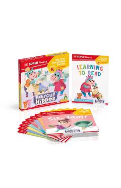 DK Super Phonics My First Decodable Stories Haircut Hippos - Dk