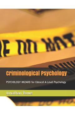 Criminological Psychology - Jonathan Rowe