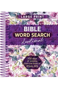 Bible Word Search Devotional: 100 Days of Worship from the Book of Psalms - Broadstreet Publishing Group Llc
