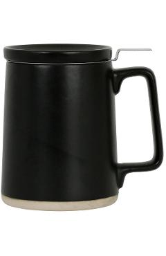 Cana cu infuzor si capac: Noir Mat