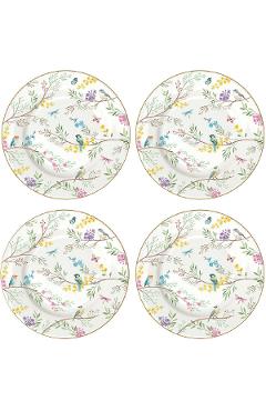 Set 4 farfurii desert: Birds melody