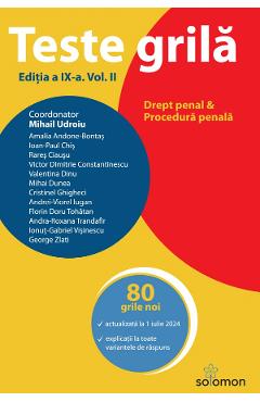 Teste grila Vol.2 Ed.9 - Mihail Udroiu