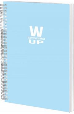 Caiet matematica A4 cu spira 100 file. Bleu