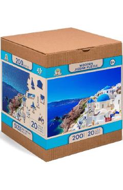 Puzzle 200 din lemn: Santorini. Grecia