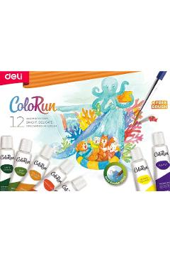 Set Acuarele Tempera 12 culori