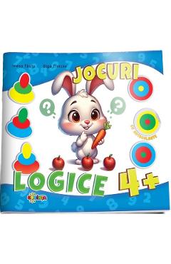 Jocuri logice cu autocolante 4 ani + - Inesa Tautu, Olga Timcov - DORINTA