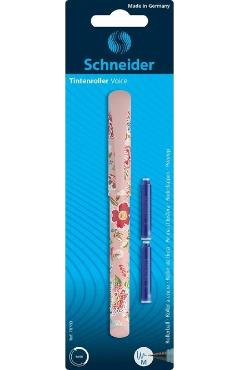 Roller roz cu flori + 2 rezerve
