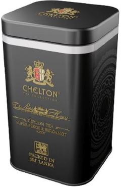 Ceai negru: Noble House Super Pekoe Bergamot in cutie metalica